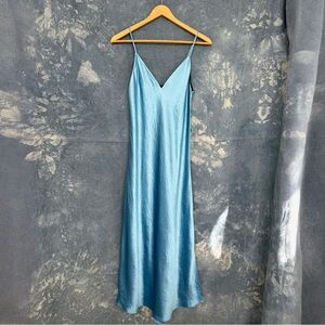 Rag & Bone Elegant Blue Slip Dress